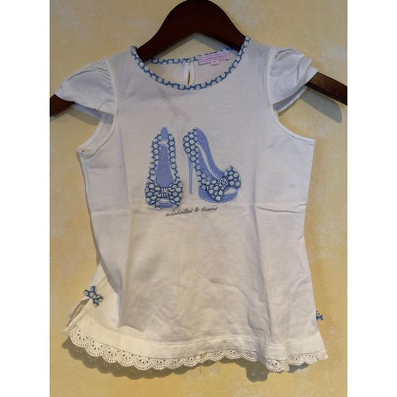 Girls Size 10 Nicholas & Bears Beautiful Rhinestone Top - Picture 1 of 3